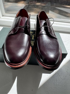 Alden D7406C Color 8 Shell Cordovan Plain Toe Blucher