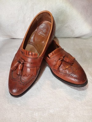 Alden 610 Brown Calfskin Wing Tip Loafer