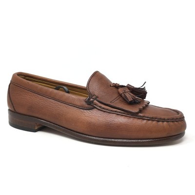 Alden H445 Cognac Calfskin Tassel Loafer