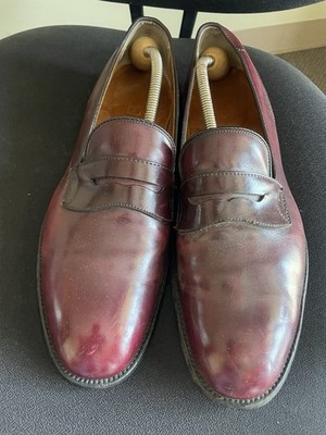 Alden 3291 Burgundy Calfskin Slip-On Loafer
