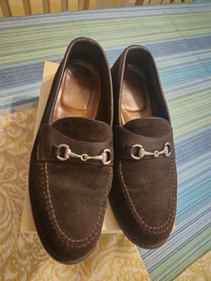 Alden 5723S Brown Suede Horse Bit Loafer