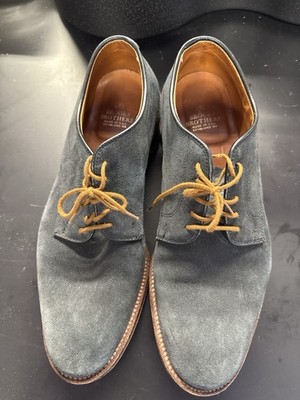 Alden 29143 Navy Suede Plain Toe Dover