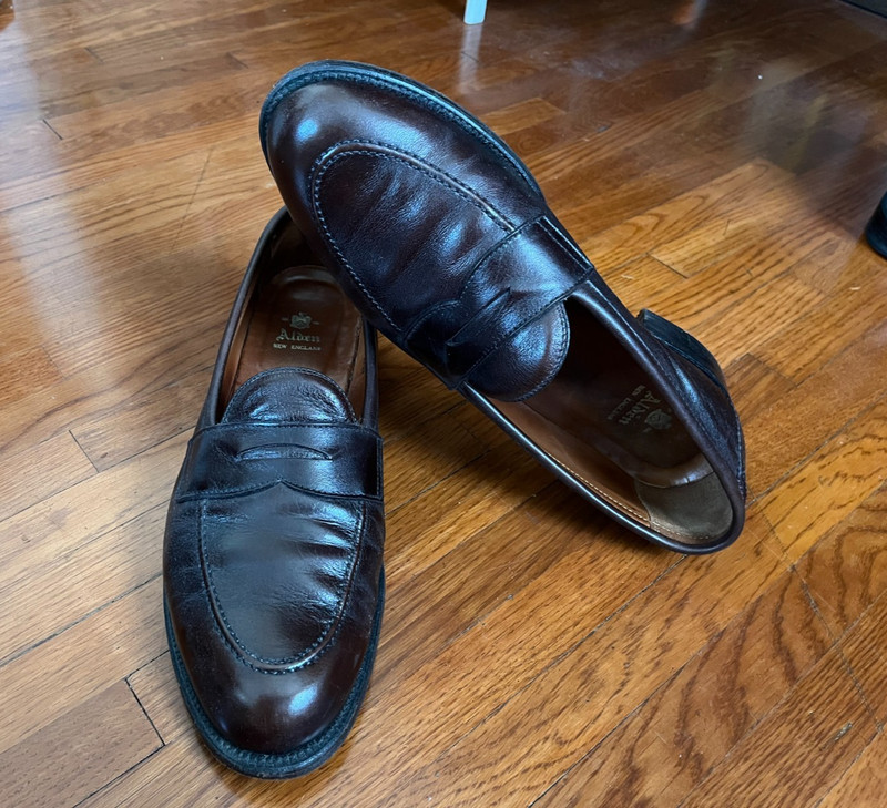 Alden 9694F Dark Brown Calfskin LHS / Penny Loafer | Alden