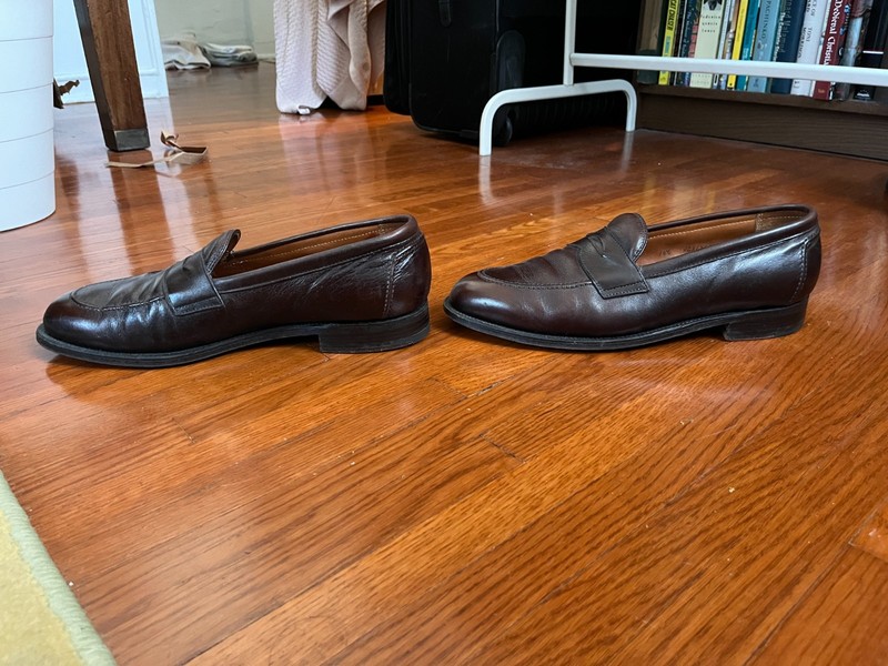 【ALDEN】ローファー　レディーカーフ　9694F　サイズ9D Alden 9694F Penny Loafer Flex Welt Soft Dark Brown Calf
