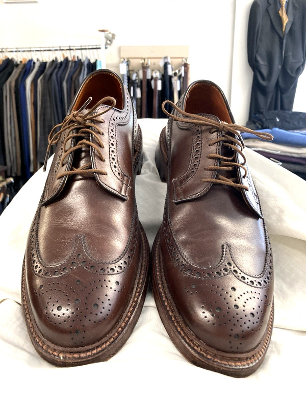 ヴィンテージ Braun TYPE:4834 Alden 976 Brown Calfskin Long Wing Blucher | Alden Model Project