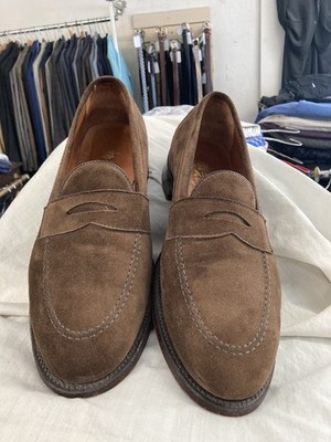 Alden 9697F Dark Brown Suede LHS / Penny Loafer