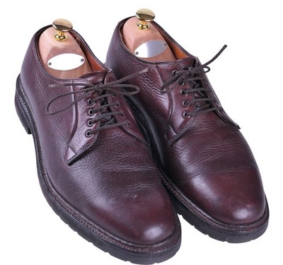 Alden 9430S Brown Bison Plain Toe Blucher