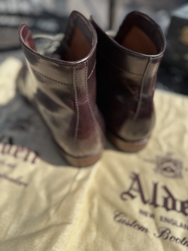 Alden D0815H Color 8 Shell Cordovan Perforated Cap Toe Boot