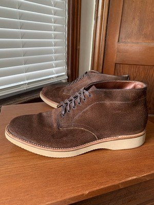 Alden D8824 Tobacco Reverse Chamois 6 Eyelet Chukka