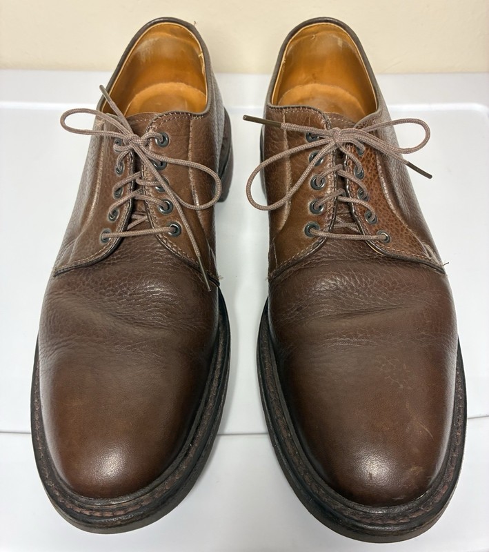Alden 9430S Brown Bison Plain Toe Blucher | Alden Model Project