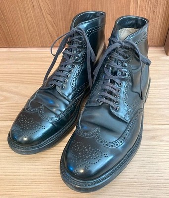 Alden 44651HC Black Shell Cordovan Wing Tip Boot