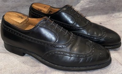 Alden 0928 Black Calfskin Wing Tip Bal