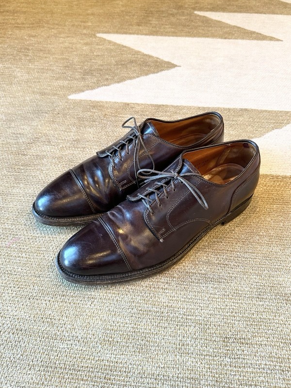Alden 2160 Color 8 Shell Cordovan Straight Tip Blucher
