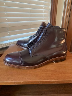 Alden 40752 Color 8 Shell Cordovan Perforated Cap Toe Boot
