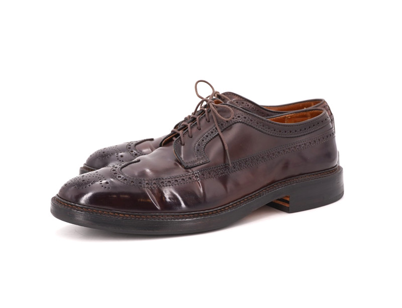 ALDEN long wing 975 US7 1/2コードバン#8 Alden 975 Color 8 Shell Cordovan Long Wing Blucher | Alden