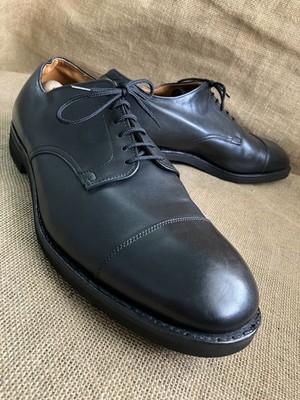 Alden 353 Black Calfskin Straight Tip Blucher