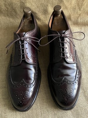 Alden 2076 Color 8 Shell Cordovan Short Wing Tip Blucher