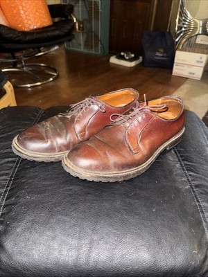 Alden 990C Color 8 Shell Cordovan Plain Toe Blucher