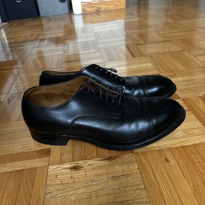 Alden 558 Black Calfskin Straight Tip Blucher