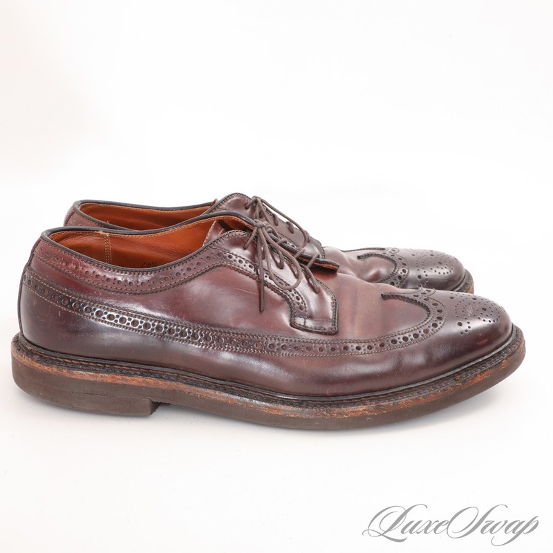【Kenshaya】Alden 975 975 Long Wing Blucher (Color 8 Shell Cordovan) – The Alden Shop