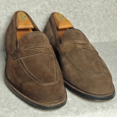 Alden 3554 Mocha Kid Suede LHS / Penny Loafer