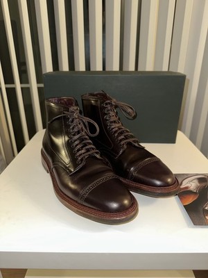Alden D6861HC Color 8 Shell Cordovan Perforated Cap Toe Boot