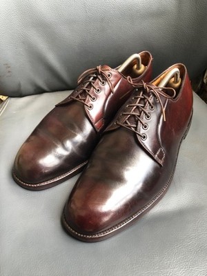 Alden A765 Color 8 Shell Cordovan Plain Toe Blucher