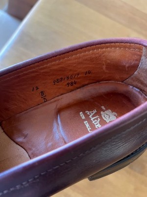 Alden 984 Burgundy Calfskin LHS / Penny Loafer