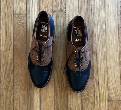 Alden 99437F Black and Tan Calfskin Saddle Shoe