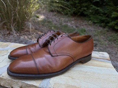 Alden 2836 Burnished Dark Tan Calfskin Straight Tip Blucher