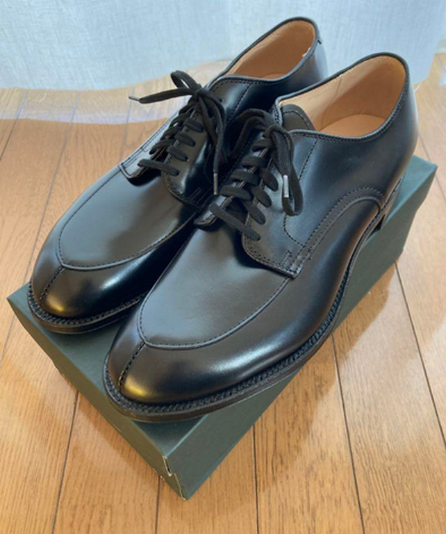 ALDEN☆Vチップ 54411 B/D ビジネスシューズ サイズ7 2/1 Alden 54411 Black Calfskin V-Tip Blucher | Alden Model Project