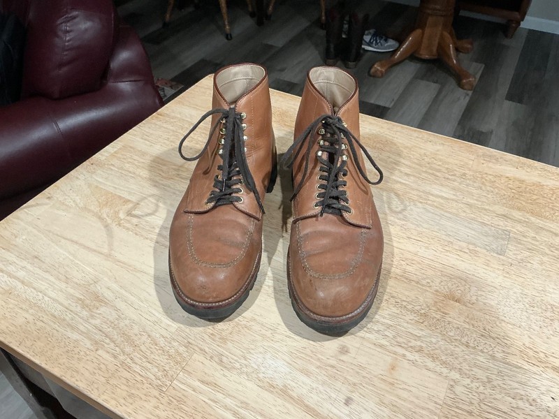 Alden D6948H Natural Chromexcel Indy Boot | Alden Model Project