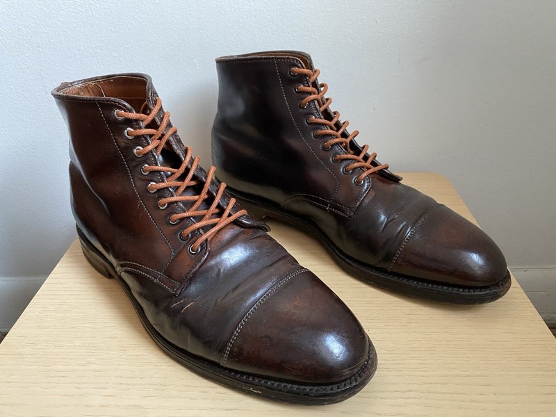 Alden 4060 Color 8 Shell Cordovan Cap Toe Boot | Alden Model