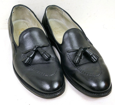 Alden 3695F Black Calfskin Tassel Loafer
