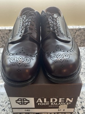 Alden 646 Burgundy Calfskin Atom Blucher