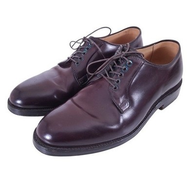 Alden 06605 Color 8 Shell Cordovan Plain Toe Blucher