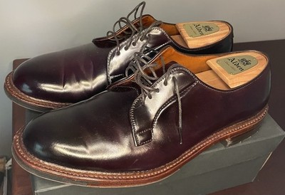 Alden D7406C Color 8 Shell Cordovan Plain Toe Blucher