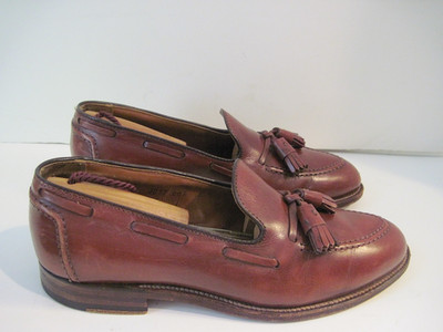 Alden 00021 Burnished Tan Calfskin Tassel Loafer