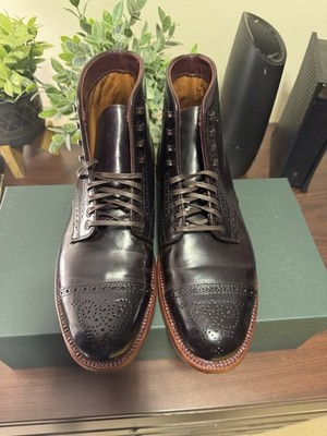 Alden D6868H Color 8 Shell Cordovan Medallion Cap Toe Boot