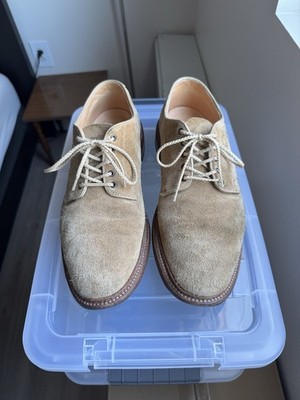 Alden 29332F Tan Suede Plain Toe Dover