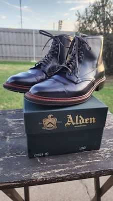 Alden D2824HC Color 8 Shell Cordovan Cap Toe Boot