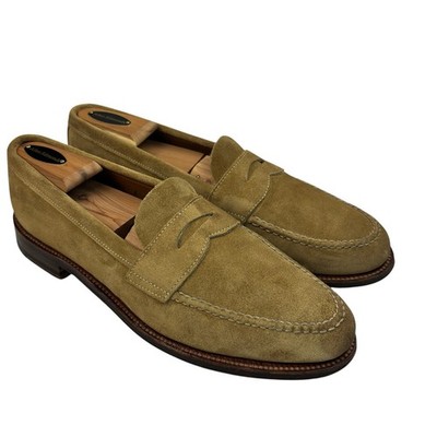 Alden 6244F Tan Suede LHS / Penny Loafer