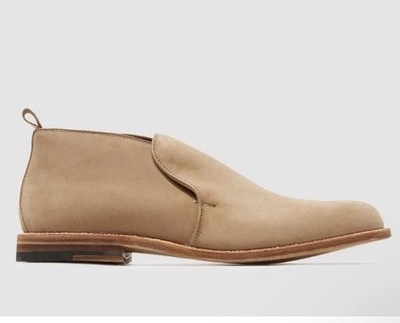 Alden D6706 Tan Suede Chukka Slip-On Boot