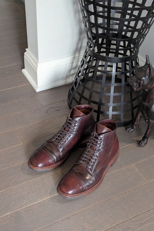 Alden D6861HC Color 8 Shell Cordovan Perforated Cap Toe Boot