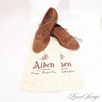 Alden 51670F Snuff Suede Medallion Tip Bal