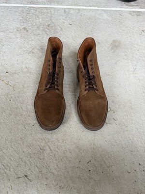 Alden 4511HC Snuff Suede Plain Toe Boot