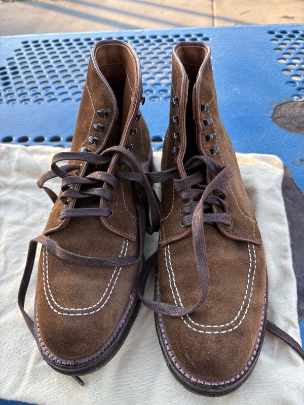 Alden G9902H Snuff Suede Indy Boot | Alden Model Project