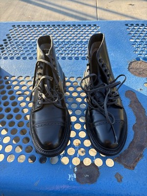 Alden D7843HC Black Shell Cordovan Perforated Cap Toe Boot