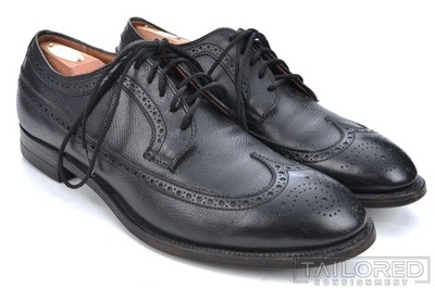 Alden 588 Black Alpine Grain Long Wing Blucher