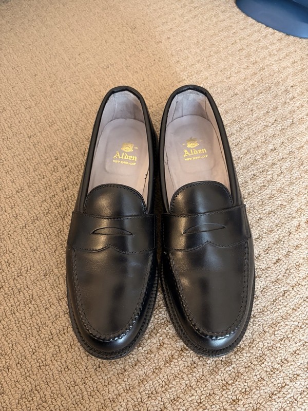 Alden 981 Black Calfskin LHS / Penny Loafer | Alden Model Project